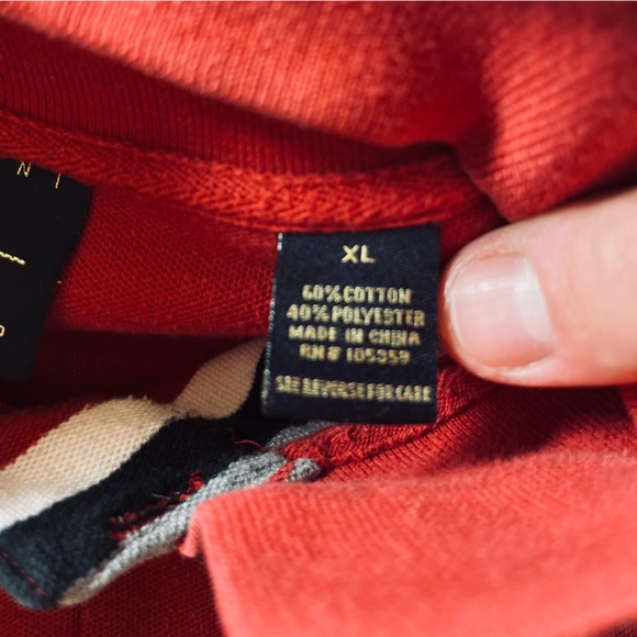 *VINTAGE* Karl Kani Gold Men’s Polo 90s (Red/Black) | Excellent Condition / 🚭 - Picture 5 of 5